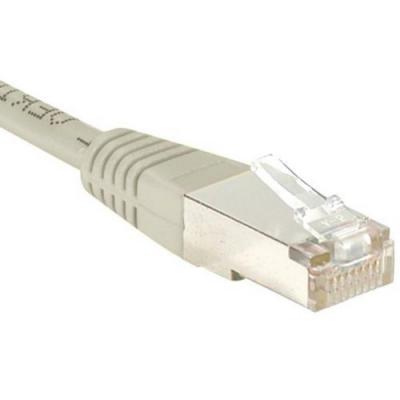 EXC Cordon RJ45 cat&eacute;gorie 5e F/UTP gris - 1,5 m