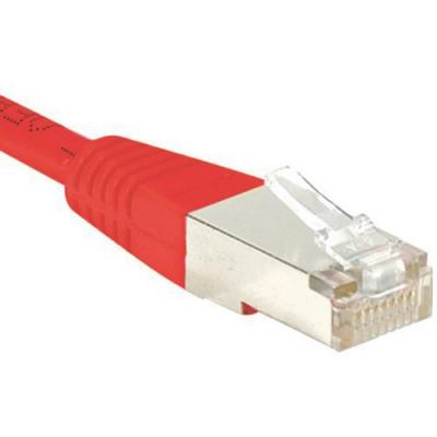 DEXLAN Cordon RJ45 cat&eacute;gorie 5e F/UTP rouge - 1,5 m