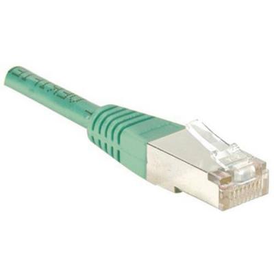 MANUTAN Cordon RJ45 cat&eacute;gorie 5e F/UTP vert - 0,5 m