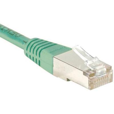 GENERIQUE Cordon RJ45 cat&eacute;gorie 5e F/UTP vert - 1,5 m