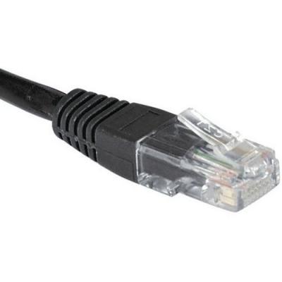OEM C&acirc;ble ethernet RJ45 CAT5e U/UTP - Noir - 30 cm