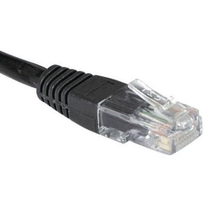 EXC Cordon RJ45 cat&eacute;gorie 5e U/UTP noir - 10 m