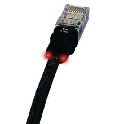 PATCHSEE  U/10 Cordon RJ45 cat&eacute;gorie 5e U/UTP noir - 3,1 m