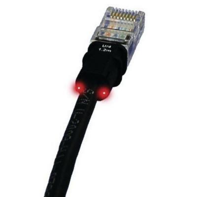 DEXLAN PATCHSEE U/16 Cordon RJ45 cat&eacute;gorie 5e U/UTP noir - 4,9 m