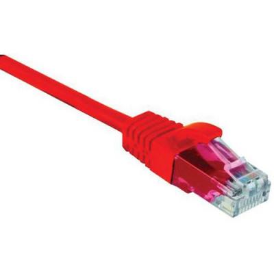 GENERIQUE Cordon RJ45 cat&eacute;gorie 5e U/UTP snagless rouge - 10 m