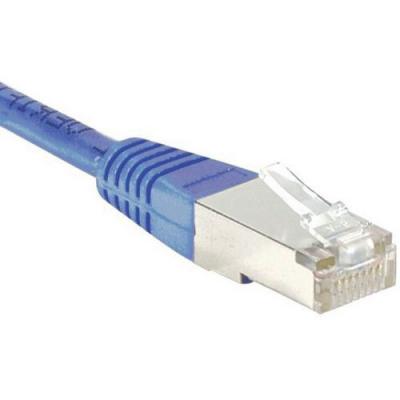 DEXLAN Cordon RJ45 cat&eacute;gorie 6 F/UTP bleu - 0,3 m