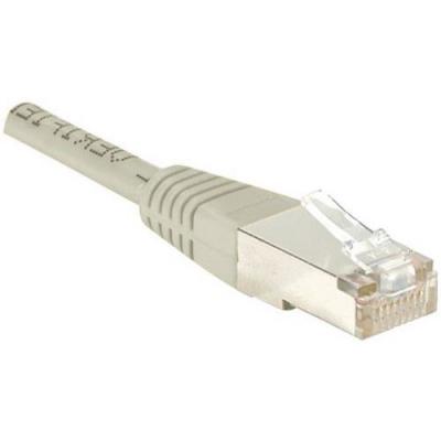 MANUTAN Cordon RJ45 cat&eacute;gorie 6 F/UTP gris - 0,5 m