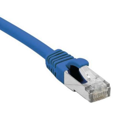 DEXLAN Cordon RJ45 cat&eacute;gorie 6 F/UTP LSOH snagless bleu - 2 m