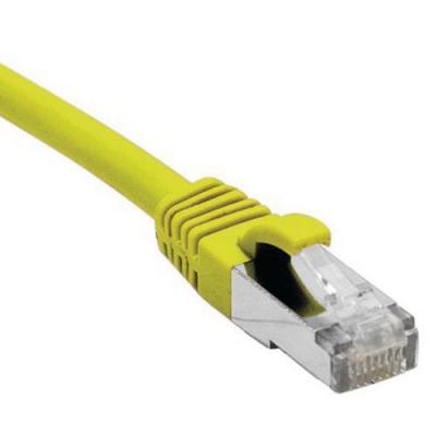 DEXLAN Cordon RJ45 cat&eacute;gorie 6 F/UTP LSOH snagless jaune - 2 m