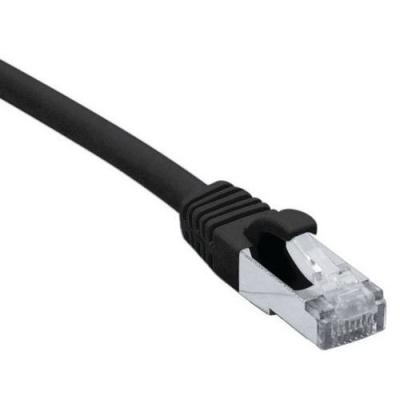 DEXLAN Cordon RJ45 cat&eacute;gorie 6 F/UTP LSOH snagless noir - 1 m