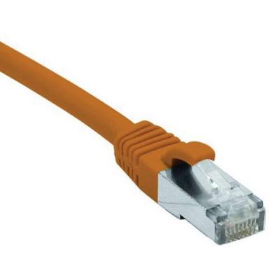 CUC Cordon RJ45 cat&eacute;gorie 6 F/UTP LSOH snagless orange - 1 m