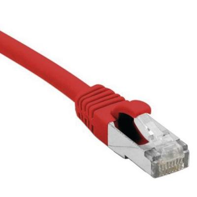 DEXLAN Cordon RJ45 cat&eacute;gorie 6 F/UTP LSOH snagless rouge - 0,3 m