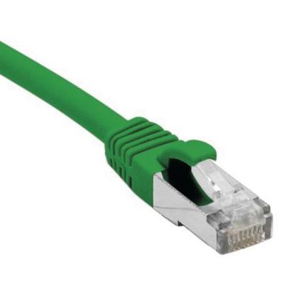 DEXLAN Cordon RJ45 cat&eacute;gorie 6 F/UTP LSOH snagless vert - 0,5 m