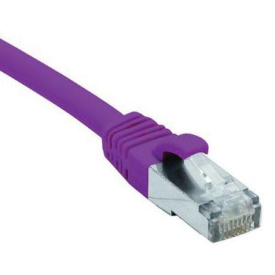 DEXLAN Cordon RJ45 cat&eacute;gorie 6 F/UTP LSOH snagless violet - 3 m