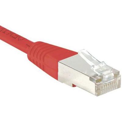 DEXLAN Cordon RJ45 cat&eacute;gorie 6 F/UTP rouge - 0,3 m