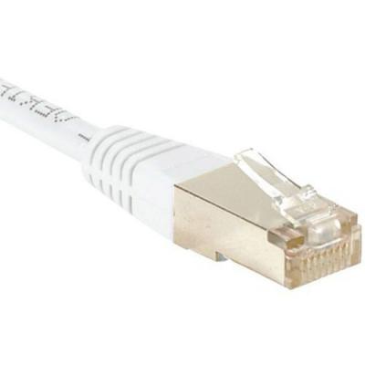 EXC Dexlan Cordon reseau patch RJ45 SSTP CAT 6 0,70 m Blanc