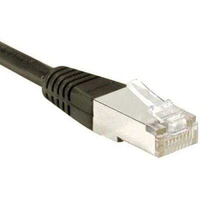 Dexlan Cordon reseau patch RJ45 SSTP CAT 6 0,50 m Noir