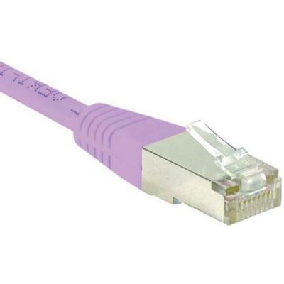 CONNECT Cordon RJ45 cat&eacute;gorie 6 S/FTP rose - 0,7 m