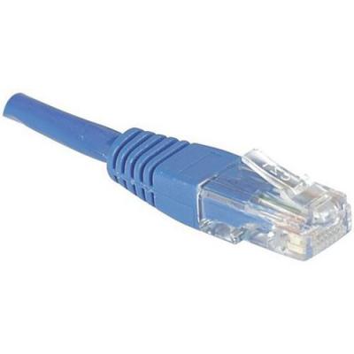 CONNECT Cordon RJ45 cat&eacute;gorie 6 U/UTP bleu - 0,5 m