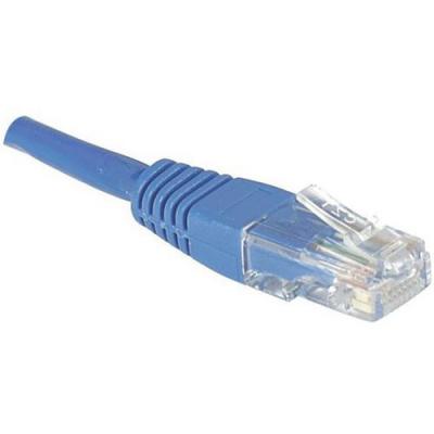 DEXLAN Cordon RJ45 cat&eacute;gorie 6 U/UTP bleu - 2 m