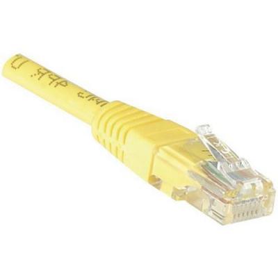 GENERIQUE Cordon RJ45 cat&eacute;gorie 6 U/UTP jaune - 3 m