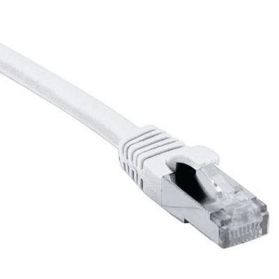 MANUTAN Cordon RJ45 cat&eacute;gorie 6A F/UTP LSOH snagless blanc - 0,5 m