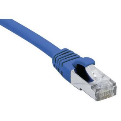 MANUTAN Cordon Rj45 Cat&eacute;gorie 6a F/utp Lsoh Snagless Bleu - 1 M