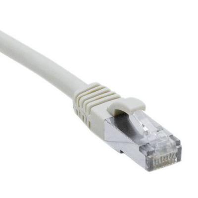 DEXLAN Cordon RJ45 cat&eacute;gorie 6A F/UTP LSOH snagless gris - 1 m