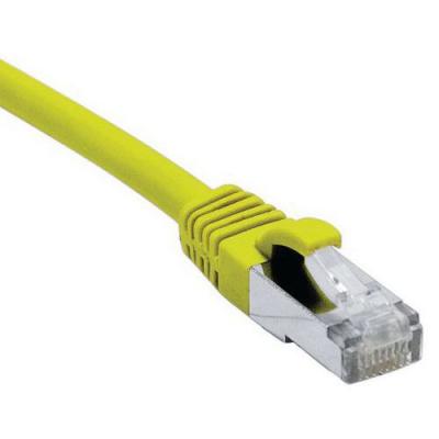 DEXLAN Cordon RJ45 cat&eacute;gorie 6A F/UTP LSOH snagless jaune - 2 m