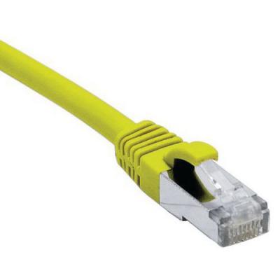 DEXLAN Cordon RJ45 cat&eacute;gorie 6A F/UTP LSOH snagless jaune - 25 m