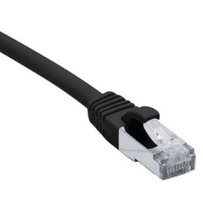 DEXLAN Cordon RJ45 cat&eacute;gorie 6A F/UTP LSOH snagless noir - 1 m
