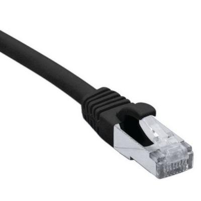 MANUTAN Cordon RJ45 cat&eacute;gorie 6A F/UTP LSOH snagless noir - 2 m