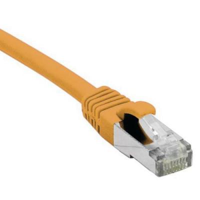 DEXLAN Cordon RJ45 cat&eacute;gorie 6A F/UTP LSOH snagless orange - 0,15 m
