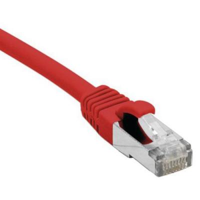 DEXLAN Cordon RJ45 cat&eacute;gorie 6A F/UTP LSOH snagless rouge - 0,15 m