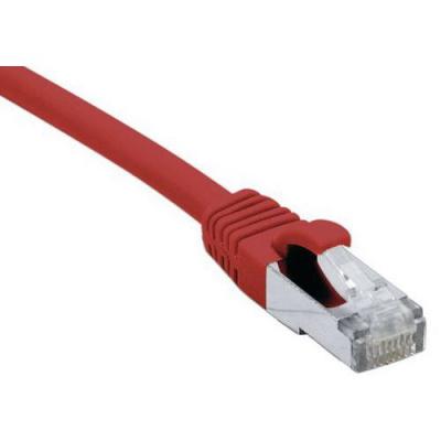 MANUTAN Cordon RJ45 cat&eacute;gorie 6A F/UTP LSOH snagless rouge - 7,5 m