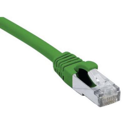 MANUTAN Cordon RJ45 cat&eacute;gorie 6A F/UTP LSOH snagless vert - 7,5 m