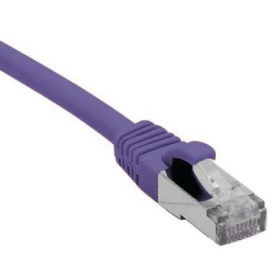 DEXLAN Cordon RJ45 cat&eacute;gorie 6A F/UTP LSOH snagless violet - 0,15 m
