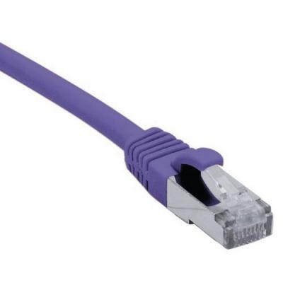 DEXLAN Cordon RJ45 cat&eacute;gorie 6A F/UTP LSOH snagless violet - 0,5 m