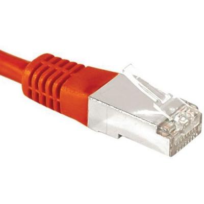 DEXLAN  Cordon RJ45 cat&eacute;gorie 6A F/UTP rouge - 7,5 m