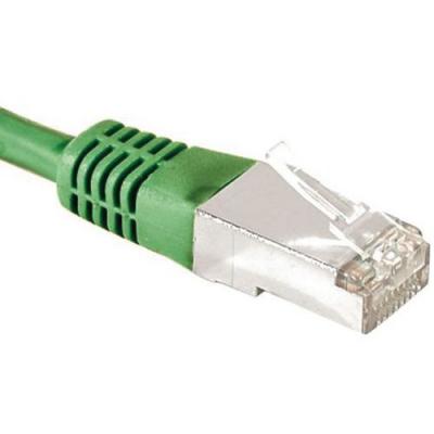 CONNECT DEXLAN Cordon RJ45 cat&eacute;gorie 6A F/UTP vert - 15 m