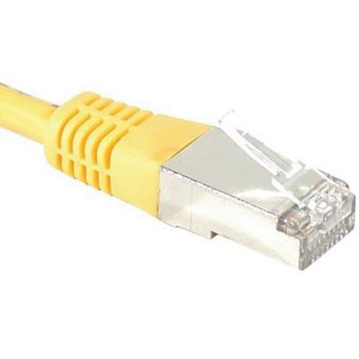 DEXLAN C&acirc;ble RJ45 CAT6a S/FTP (PIMF) - Jaune - (10m) 