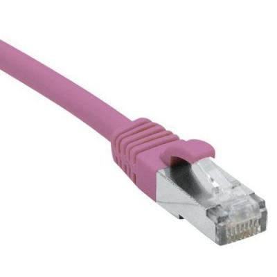 DEXLAN Cordon RJ45 cat&eacute;gorie 6A S/FTP LSOH snagless rose - 10 m