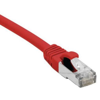 DEXLAN  Cordon RJ45 cat&eacute;gorie 6A S/FTP LSOH snagless rouge - 0,15 m