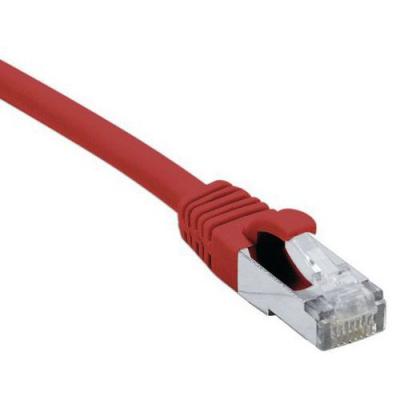 DEXLAN  Cordon RJ45 cat&eacute;gorie 6A S/FTP LSOH snagless rouge - 0,3 m