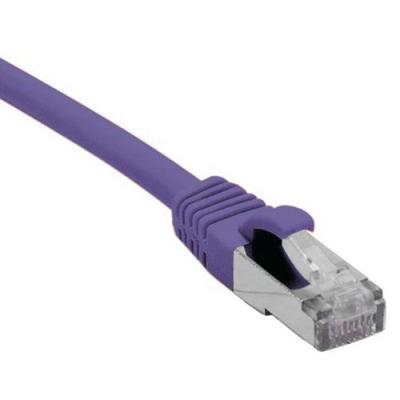 DEXLAN Cordon RJ45 cat&eacute;gorie 6A S/FTP LSOH snagless violet - 0,15 m