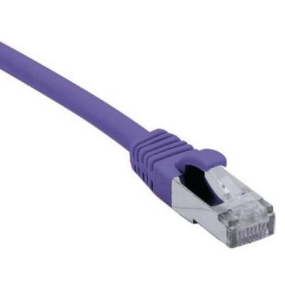DEXLAN  Cordon RJ45 cat&eacute;gorie 6A S/FTP LSOH snagless violet - 1 m