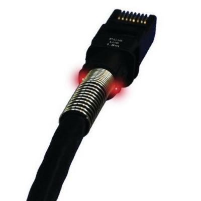 DEXLAN PATCHSEE PCI6-F/6 Cordon RJ45 cat&eacute;gorie 6A U/FTP LSOH noir - 1,8 m