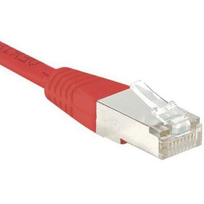 GENERIQUE Cordon RJ45 crois&eacute; cat&eacute;gorie 6 S/FTP rouge - 1 m