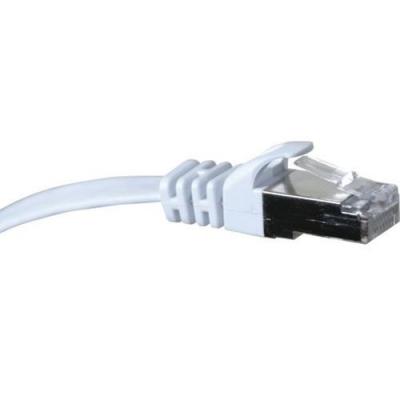 DEXLAN Cordon RJ45 plat cat&eacute;gorie 6 U/FTP snagless blanc - 1 m