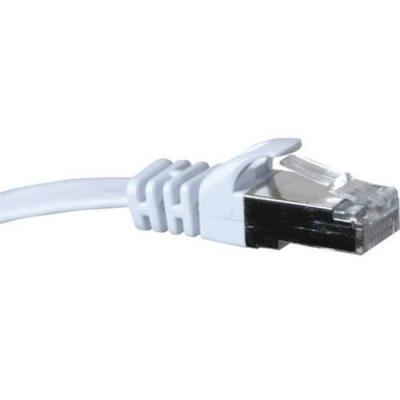 DEXLAN Cordon RJ45 plat cat&eacute;gorie 6 U/FTP snagless blanc - 3 m